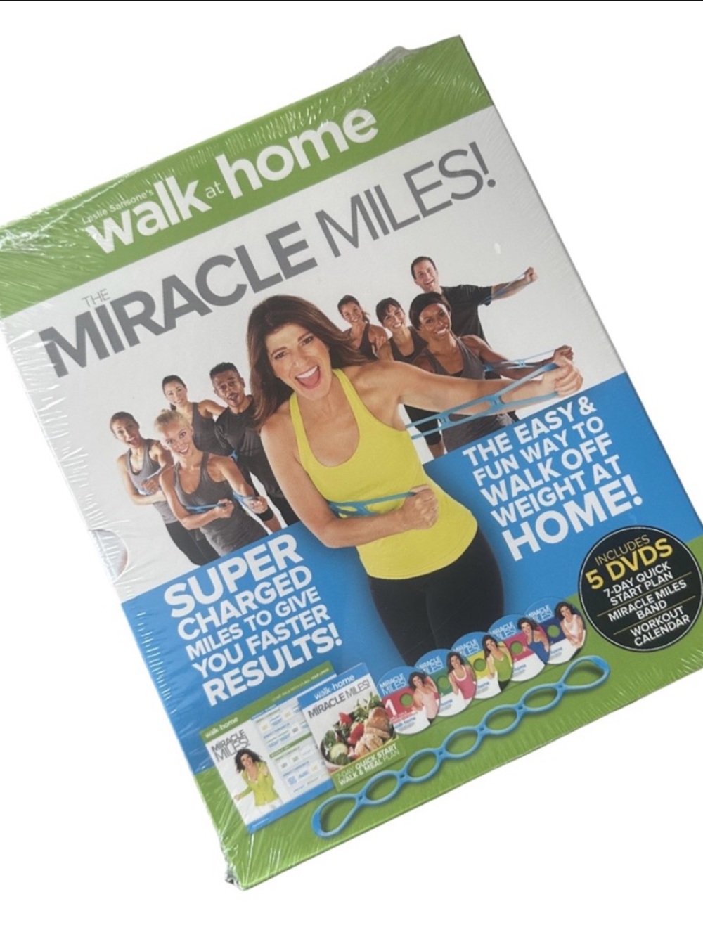 New! Leslie Sansones Miracle Miles! DVD Set - Factory Sealed